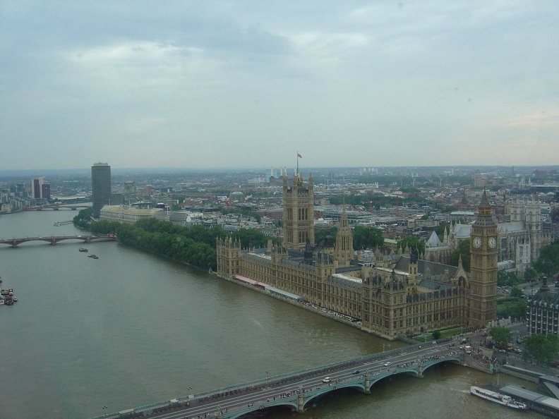 London Eye - river view